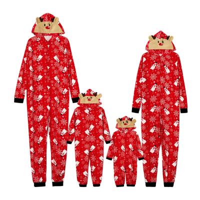 China Sustainable Home Clothes Mommy and Me Winter Matching Outfits Family Christmas Onesie Pajamas for sale