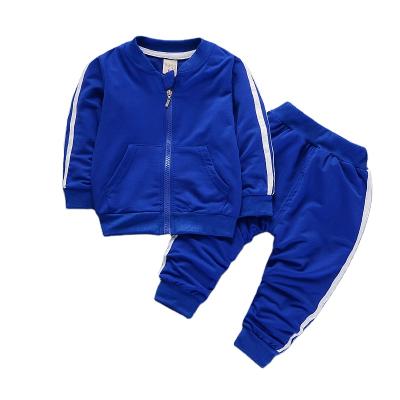 China 2021 Autumn Kids Boy Clothing Set Casual Long Sleeve Baby Sport Wear Sweatshirt Track Pants Unisex Stylish Clothes for sale