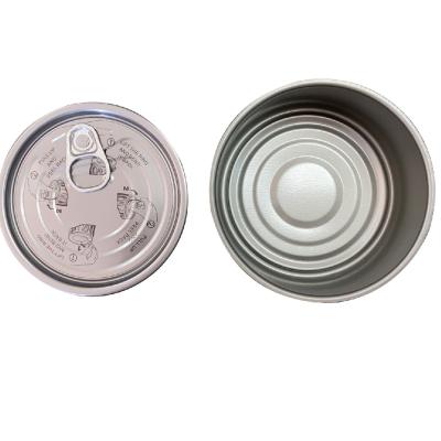 China Recyclable Easy 185g Two Piece Box 307x111# Open Round Can For Fish With China High Quality Food Grade for sale