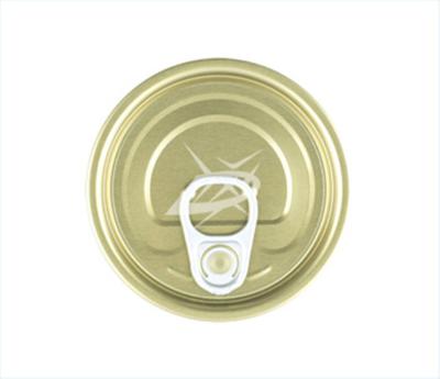 China Non Spill Easy Open End 211# Inside Gold+Organosol Outside Gold Without Open Instruction For Round Tin Can With High Quality Ni And BPA for sale