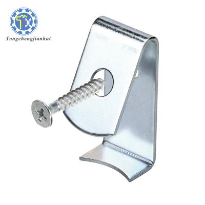 China Modern Blue Galvanized Metal Plant Pot Holder Clip And Flower Terracotta Pot Hook for sale