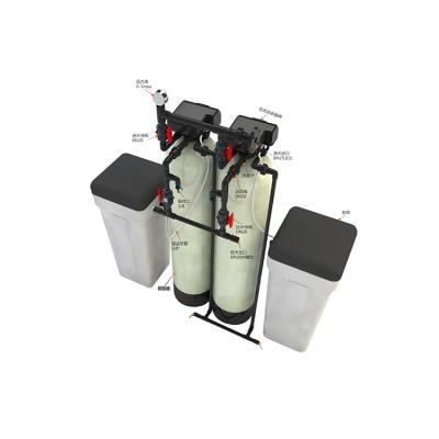 China Hotel Food Factory Restaurant 1ton/hour Capacity Water Treatment Intelligence Softener Systems for sale