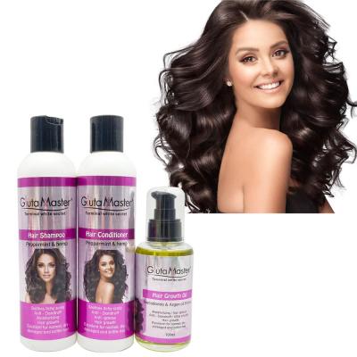 China Anti-Dandruff Anti-Dandruff Hair Master Growth Shampoo Set Hair Gluta Hair Care Products Regrowth Treatment Conditioner Set For Damaged Hair Straightening Set for sale