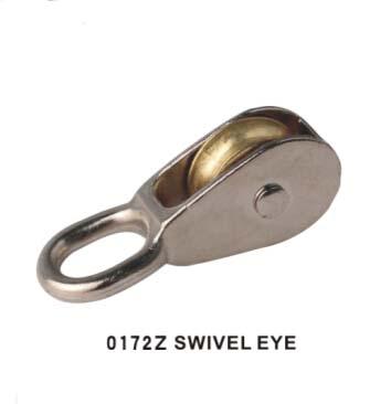 China ALLOY Model 0172Z Zinc Alloy Nickel Plated Rigid Eye Pulleys for sale