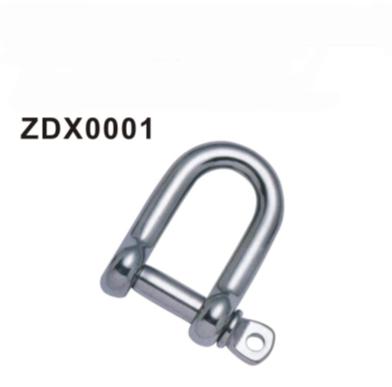 China Marine and Boat Hardware Model ZDX0001 Fit European Type Stainless Steel 304 Dee Shackle for sale