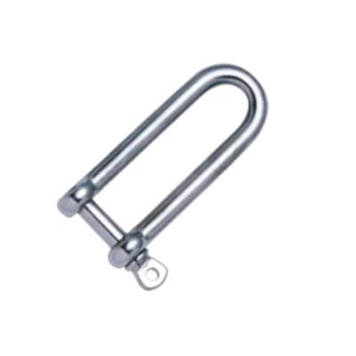 China Heavy Industry Long Steel Dee Shape Shackles for sale