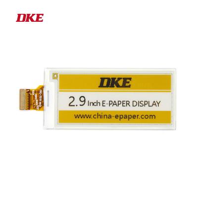 China 2.9 Inch Screen 128*296 E-ink 3 Color Display For Supermarket Price Tag 2.9 Inch for sale