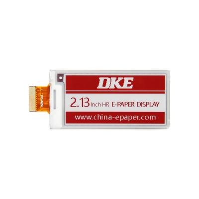 China DKE EPD Mini Partial Refresh 2.13 inch 104x212 pixels for electronic paper 2.13 ink display for sale