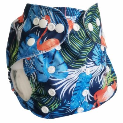 China Eco Friendly Reusable Printed Cloth Baby Diapers Wholesale Washable Diapers for sale