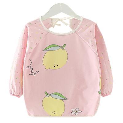 China Antibacterial Breathable Cotton Fabric With Waterproof PUL Baby Sleeve Bib for sale