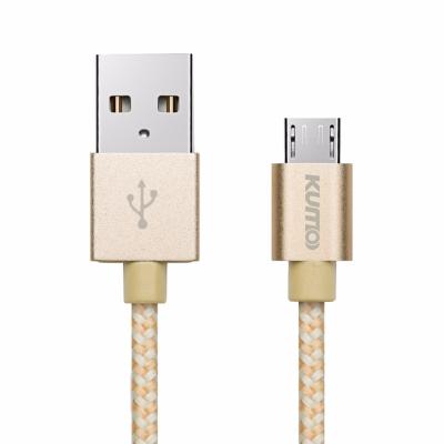 China Mobile Phone Typesand Tablets or PC Peripherals Data and Synchronization Aluminum Casing Connecting Micro USB to Type 2.0 A Male USB Cable for Mobile Phone for sale