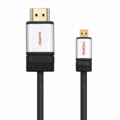 China HTC Mobile Supper Thin HDMI Cable Type-A To D Over Ethernet, Support 3D, Audio Return Channel (ARC) for sale