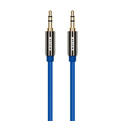 China Aluminum shell OD3.5mm or 4.0 mm newest 3.5mm audio AUX cable. speaker jack for iPhone and car audio for sale