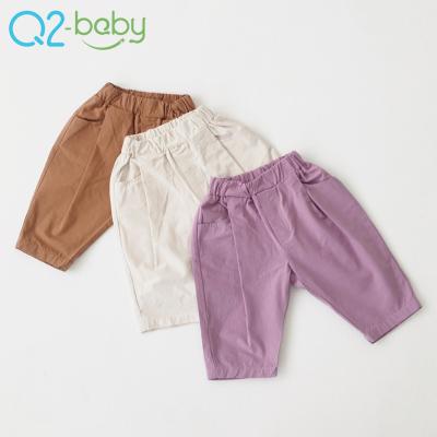 China Q2-Baby 2481 Loose Casual Infant Cotton Pants Comfortable Autumn Sustainable for sale