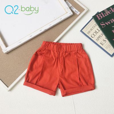 China Q2-Baby Soft Infant Cotton Pants For Newborn Baby Boys Girls Knee Length for sale