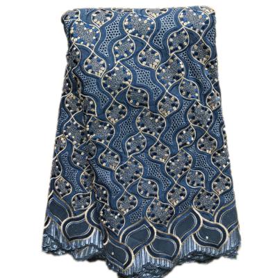 China Viable High Quality African Lace Material African Cotton Voile Swiss Voile Lace Fabrics In Switzerland for sale