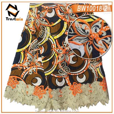 China Anti-static hot dsale african print fabric lace wax for fabric BW10018 for sale