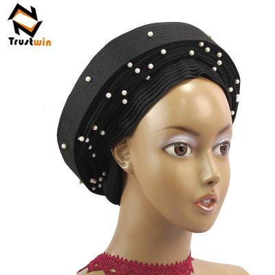 China 2018 African Headtie new arrival wholesale sego headtie aso oke turban for women for sale