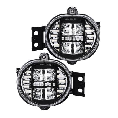 China High Quality Loyo Die Cast Aluminum Housing Round Led Fog Lamp Sae Fog Light Beam Led Fog Lights 2021 Standard 70W Car Accessories For Dodge Ram for sale