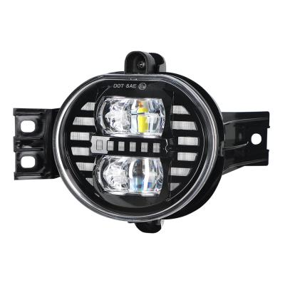 China Newest Loyo Die-Cast Aluminum Housing Automotive Lighting Systems Led Fog Lights 70W High Brightness Fog Lamps Daytime Running Light For Dodge Ram for sale