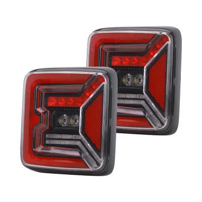 China Best LED Tail Light Smoke/Waterproof Options 30w IP67 LED Rear Brake Light Clear/Black Tail Light For Jeep Wrangler JL Wrangler Unlimited JL 2018+ for sale