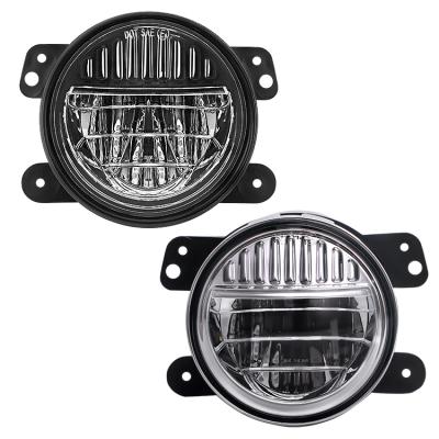 China Newest Design 4 Inch Round Loyo Smile Die Cast Aluminum Housing Led Fog Lights Standard Dot Angle Beam 4