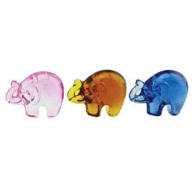 China Europe Gift Glass Crystal Elephant Elephant Glass Statue for sale