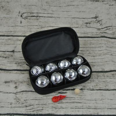 China 8pcs/set outdoor game ball petanque boulesmini balls door game in nylon pocket for sale