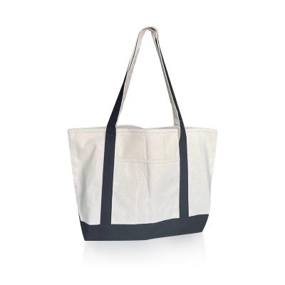 China Single Reinforced Canvas Shopping Bag Handle Canvas Bag Cotton And Canvas Canvas Bag Eco-friendly Bag For Advertising for sale