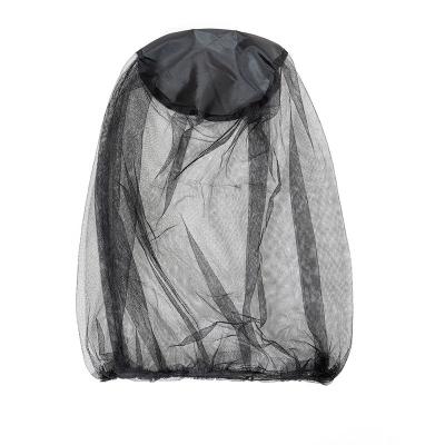 China Polyester Anti Insect Mesh Head Net Mosquito Repellent Mesh Hat With An Elastic Band for sale