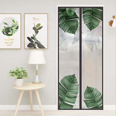 China Modern Curtain Self-Suction Door Household Room Insulation Windshield Partition Magnetic PVC Screen Door for sale