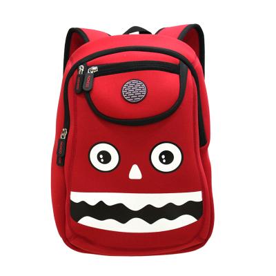 China Big Student Personalized Kids Backpack Shockproof Monster Pattern for sale