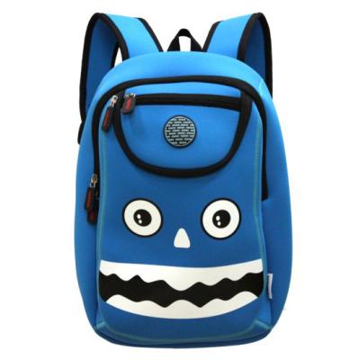 China Cartoon School Personalized Kids Backpack Double Shoulder Monster Shape for sale