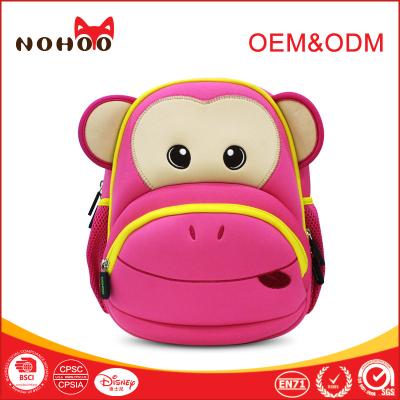 China 13L Animal School Neoprene Personalized Kids Backpack For Baby Girls Boys for sale