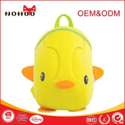 China School Duck Shape Waterproof Personalized Toddler Backpacks For Camping Hiking for sale