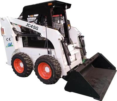 China Rubber Tracked Loader 500kg 700kg 850kg 1050kg 1500kg Mini Skid Steer Loader Wheel Skid Farms Small Compact Skid Steer Loader for sale