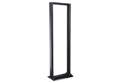 China 19 Inch Open Distribution Rack 15-47U , 2 Post Rack Cable Management Comply with ANSI / EIA Stardard for sale