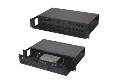 China 19 Inch Rack Mount Fiber Enclosure , Backbones cabling Support 19” Racks Or Cabinets for sale