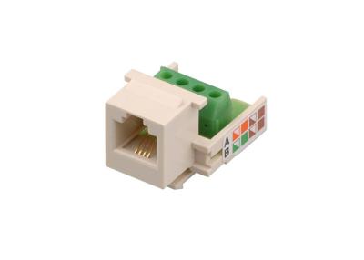 China Modulares Verbindungsstück 110 IDC RJ45, Fundament RJ45 Jack der Katzen-3 zu verkaufen