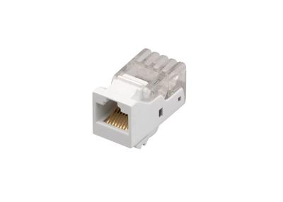 Chine RJ45 connecteur modulaire non protégé, clef de voûte sans outil Jack du chat 5e d'UTP à vendre