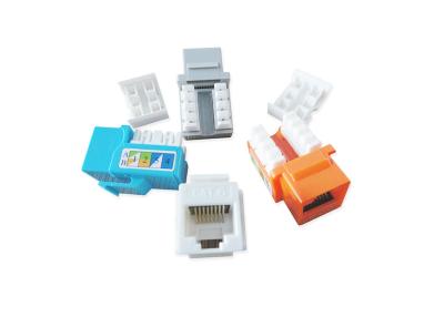 China Conector modular trapezoidal de Jack Rj45 del gato 6 de UTP cabido para el panel de remiendo en venta