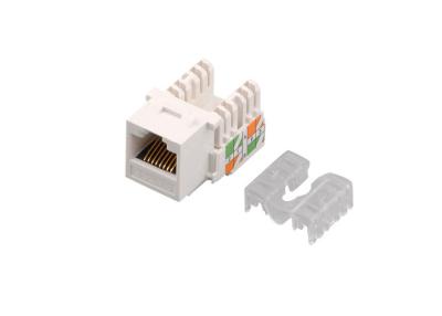 China Conector modular sin blindaje de 180 grados RJ45, gato 5e Jack trapezoidal de UTP con el chapado en oro en venta