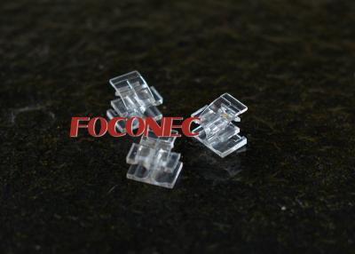 China Transparent Clip for LC Duplex Connector , ABS Material , Fiber Optic Accessories for sale