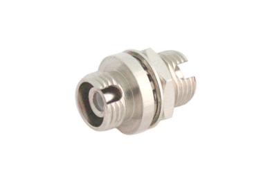 China Metal Type FC Fiber Optic Adaptor Small D with Ceramic Coupling Sleeve for sale