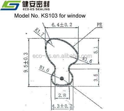 China TAPE Q-lon Gasket Polyurethane Foam SEAL Gaskets For Aluminum Window Seal /Sliding Window Seal for sale