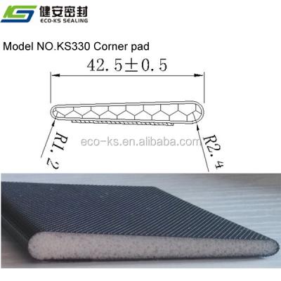 China Wedge Top Weatherstrip / Winder Protection Groove On Elasticity Cone Used In Kerfed Jamb For Door Qlon Wood Seal for sale