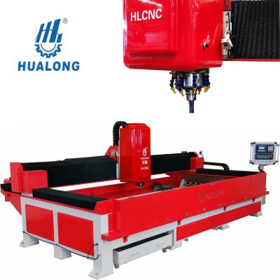 China Building Material Shops HUALONG Machinery HLCNC-3319 Automatic Stone Countertops Processing Granite Sink Cutting Machine for sale