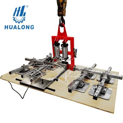 China Building Material Shops Air Stone Suction HUALONG Machinery HLSL-1000 Granite Slab Marble Lifter for sale