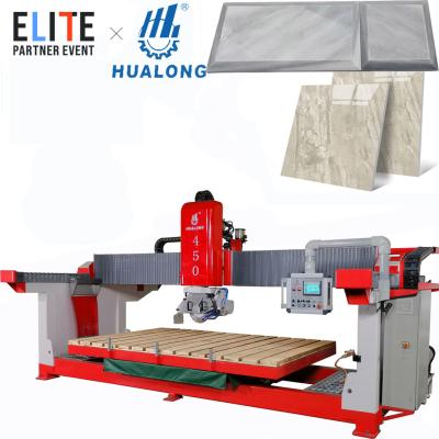 China Building Material Stores Hualong HLSQ-450 Hot Sale High Quality Bridge Saws Blade Stone Cutting Machine Large for sale