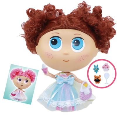 China 11.5 Inch Solid Joint Fashionable Realistic Baby - Doll Toy With Vivid Eye Body Kid Movable Baby - Doll Toy for sale